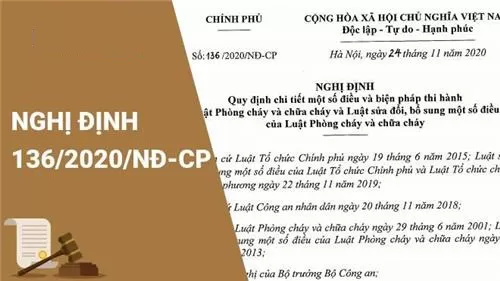 Nghị Định 136/2020/NĐ-CP Quy định chi tiết một số điều và biện pháp thi hành Luật Phòng cháy và chữa cháy và Luật sửa đổi, bổ sung một số điều của Luật Phòng cháy và chữa cháy