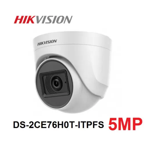 Camera Dome HD-TVI hồng ngoại 5.0 Megapixel HIKVISION DS-2CE76H0T-ITPFS