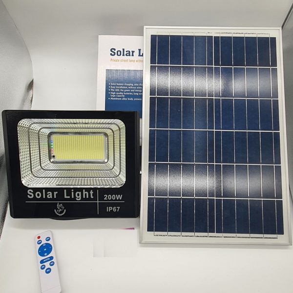 ĐÈN LED NĂNG LƯỢNG MẶT TRỜI 200W IP67 (SIÊU SÁNG)