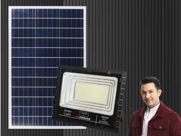 Đèn năng lượng mặt trời JD-8500L 500W siêu sáng