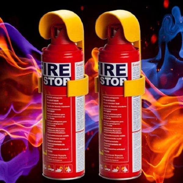 Bình chữa cháy cho xe hơi 1000ml, bình chữa cháy mini Fire Stop 1000mL cho xe hơi