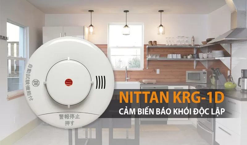 Đầu báo khói độc lập Nittan KRG-1D (KRH-1B) Pin 10 năm