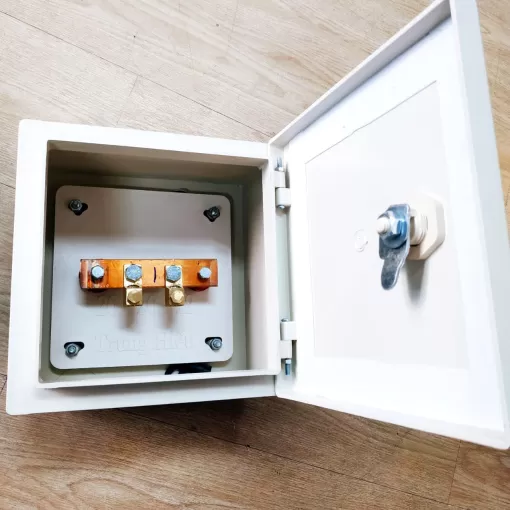 Hộp kiểm tra điện trở đất 20x20cm, hộp đo điện trở tiếp địa